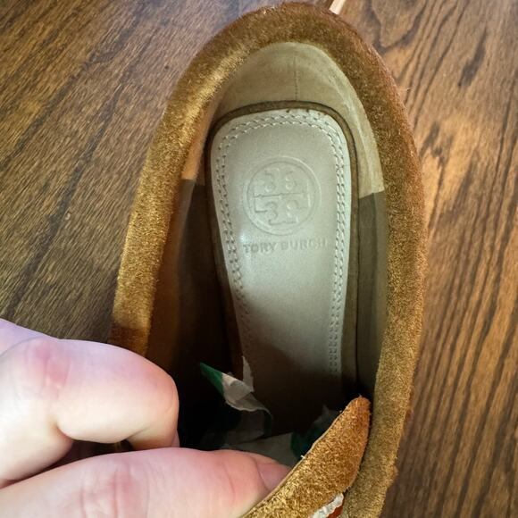 Tory Burch Huntington Beaded Embroidered Suede Fringe Bootie Size 7 EUC - Picture 7 of 8